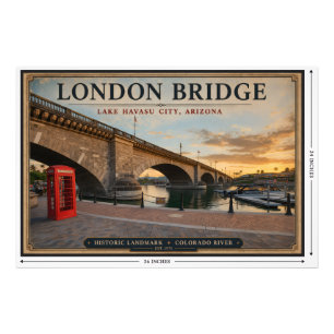 Impression Photo Londres Bridge Lac Havasu Arizona