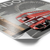 Impression Photo Londres vintage (Coin)