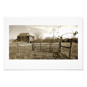 Impression Photo "LONE BARN" par CR Sinclair