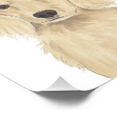 Impression Photo Long Haired Cream Dachshund Art (Coin)