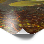 Impression Photo L'orchidée de Cattleya et trois colibris Heade (Coin)