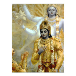 Impression Photo Lord Krishna Hindu God Hare Krishna