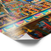 Impression Photo Lord Murugan & escaliers à Batu Caves 2 (Coin)