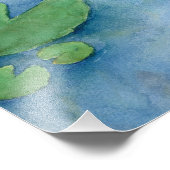 Impression Photo Lotus flower watercolor (Coin)