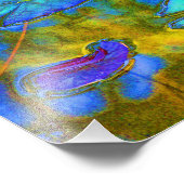 Impression Photo Lotus Lily Lad Water Lily dans un jardin italien (Coin)