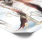 Impression Photo Loup d'hiver (Coin)