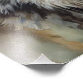 Impression Photo Loup solitaire Motivation Art Inspirationnel (Coin)