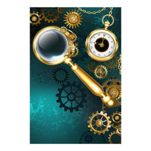 Impression Photo Loupe en style Steampunk