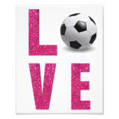 Impression Photo Love Soccer (Devant)