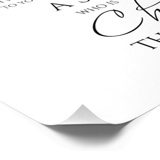 Impression Photo Luc 2:10-11 Bon Tidings Poinsettia Noël (Coin)