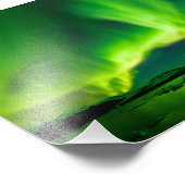 Impression Photo Lueurs boréales d'Islande (Coin)
