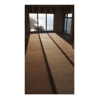 Impression Photo "Lumière du matin dans la salle de méditation"