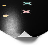 Impression Photo Lune de chat noir atomique futuriste (Coin)