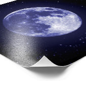 Impression Photo Lune de la Terre (Coin)