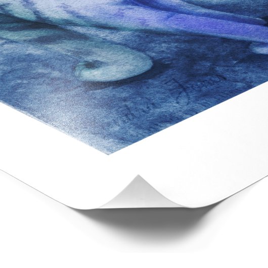 Impression Photo Lynx dans la forêt de fées (Coin)