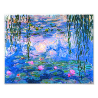 Impression Photo Lys d'eau Claude Monet restaurés