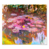 Impression Photo Lys d'eau violet Monet Imprimer (Devant)