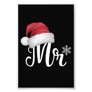 Impression Photo M. Claus Couples qui correspondent aux pyjamas de