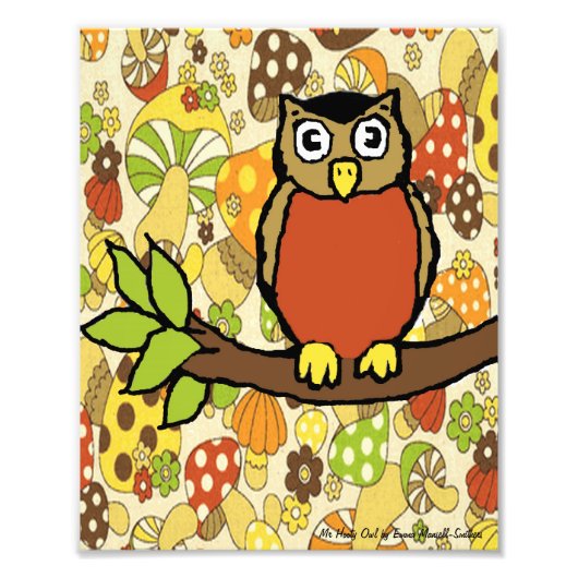 Impression Photo M. Hooty Owl Baby Wall Imprimer (Devant)