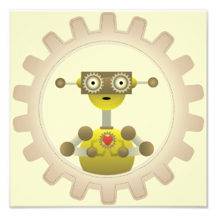 Impression Photo M. Robot avec appareil à vapeur