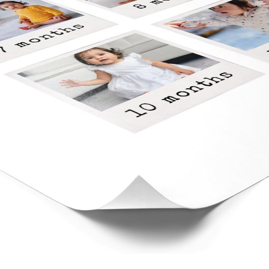 Impression Photo Ma première année (Coin)