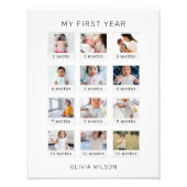 Impression Photo Ma première année (Devant)