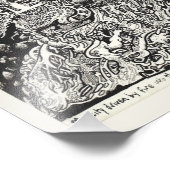 Impression Photo Ma ville entraînée par le feu dans la mer. (Coin)