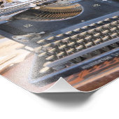 Impression Photo Machine à écrire antique (Coin)