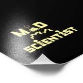 Impression Photo Mad Scientifique Bécher de la science électrique (Coin)