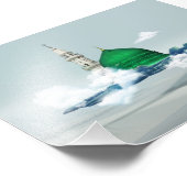 Impression Photo Madina Arts de la toile islamique design est Arabe (Coin)