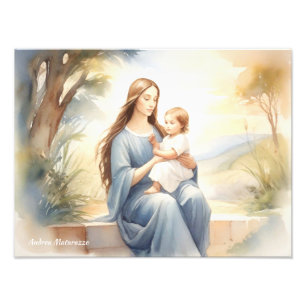Impression Photo Madonna avec l'enfant Jésus