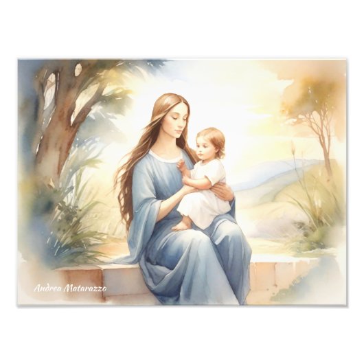 Impression Photo Madonna avec l'enfant Jésus (Devant)