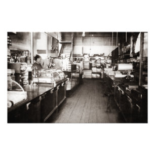 Impression Photo Magasin général Capac Michigan Vintage Fin du XIXe