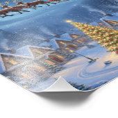 Impression Photo Magic in the Midnight Sky-Christmas Village Print (Coin)