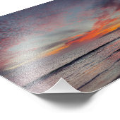 Impression Photo Magnifique coucher de soleil - Marina Del Rey, CA (Coin)