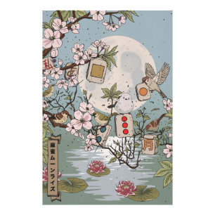 Impression Photo Mahjong lever de lune