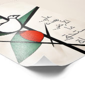 Impression Photo Mahmoud Darwish Poem Installé dans le monde entier (Coin)