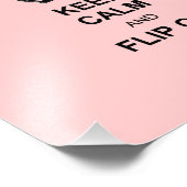 Impression Photo Maintenez le calme et retournez sur (Coin)