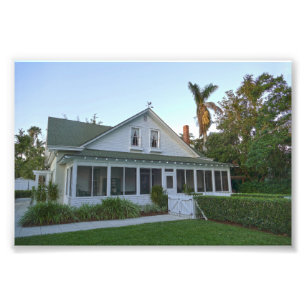 Impression Photo Maison ancienne à Naples, Floride