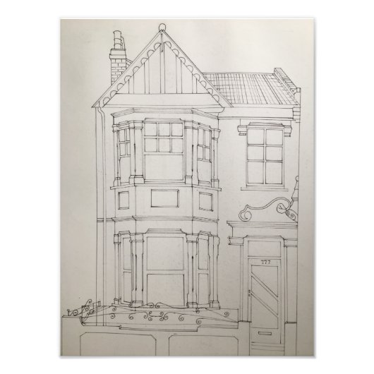 Impression Photo Maison Architecturale (Devant)