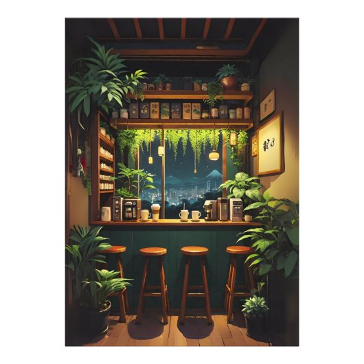 Impression Photo Maison de café de Tokyo (Devant)