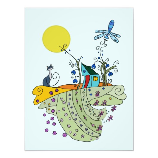 Impression Photo Maison de chat (Devant)