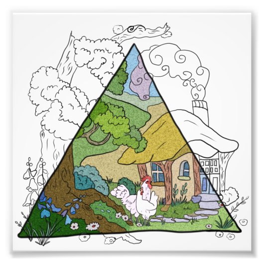 Impression Photo Maison de poulet (Devant)