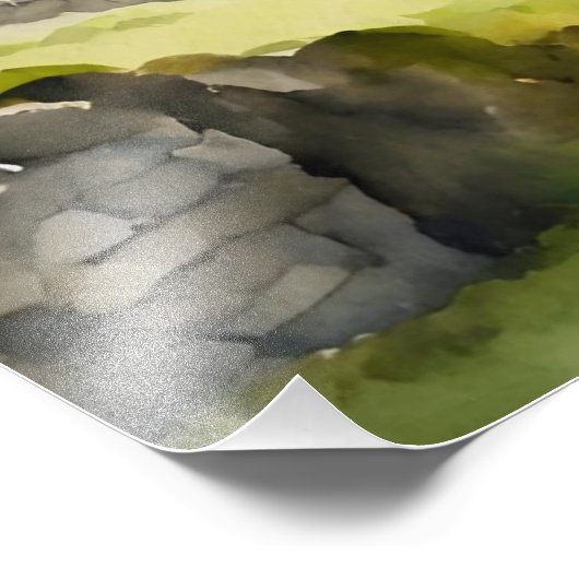 Impression Photo Maison d'Irlande Watercolor (Coin)