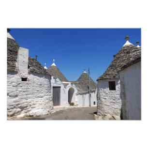 Impression Photo Maisons de Trulli dans Alberobello, copie de la