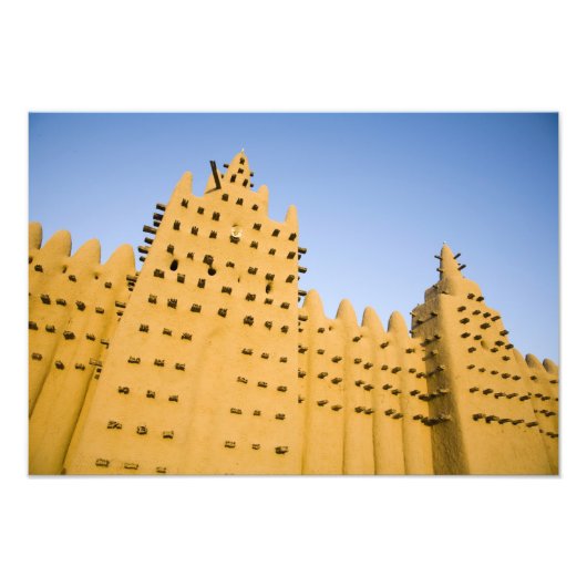 Impression Photo Mali, Djenne. Grande Mosquée (Devant)