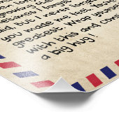 Impression Photo Maman Cadeaux | Lettre À Ma Mère Amour Du Fils (Coin)