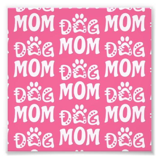Impression Photo Maman Chien (Devant)