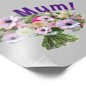 Impression Photo Maman ! Fleurs (Coin)