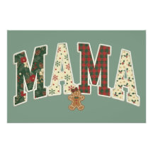 Maman Noël Motif Faux Patchwork I